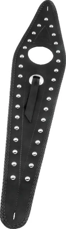 Discount Mustang 95-07 Honda VT1100 Sabre, Ace, Ace Tourer Tank Bib w/Studs - Black