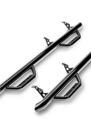 N-Fab Nerf Step 15-17 GMC - Chevy Canyon/Colorado Crew Cab 5ft Bed - Gloss Black - W2W - 3in Express Delivery
