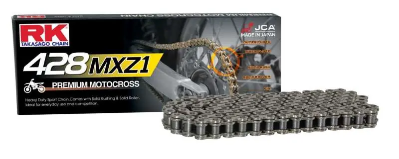 RK Chain 428MXZ1-94L - Natural Authentic