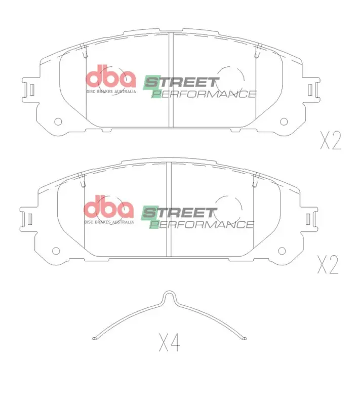 DBA 20-21 Toyota Highlander SP Performance Front Brake Pads Low Price