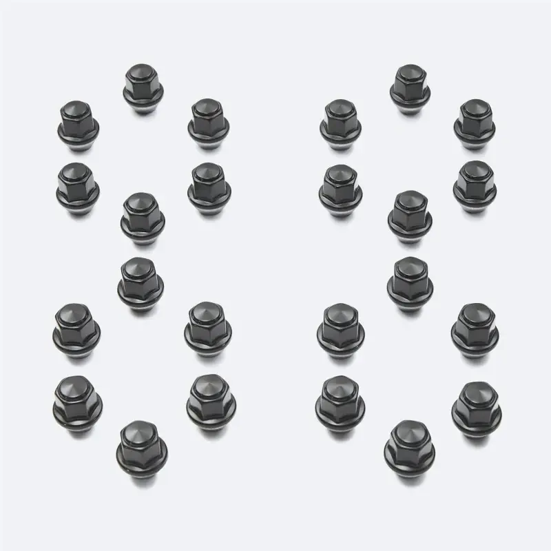Ford Racing M14 x 1.5 Black Lug Nut - Set of 24 Last Chance