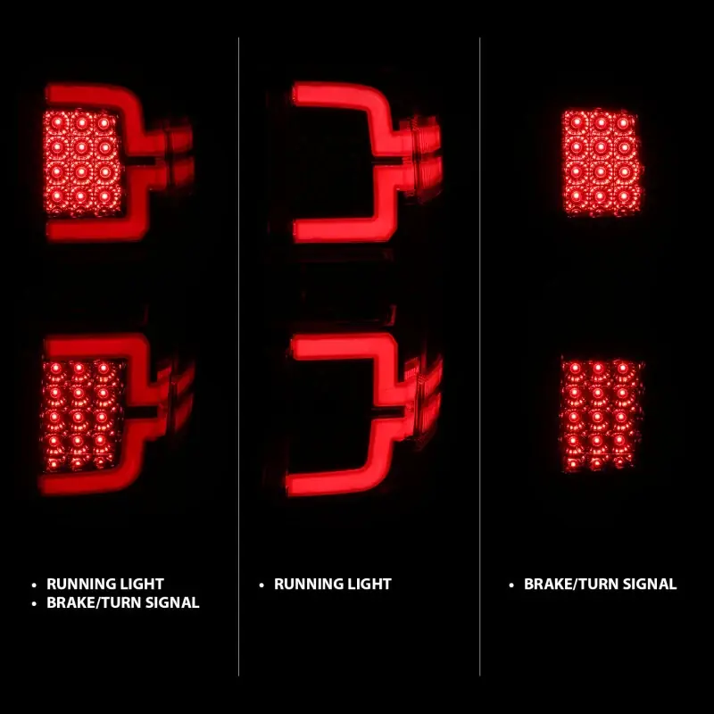 ANZO 2014-2018 Chevy Silverado 1500 LED Taillights Chrome Instant Buy