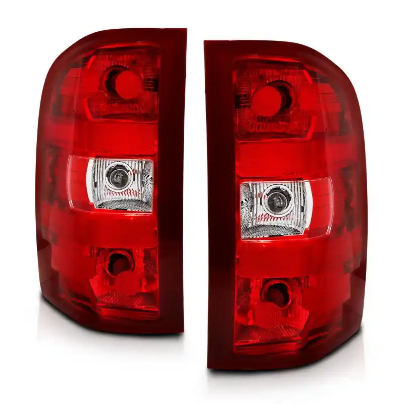 ANZO 2007-2013 Chevy Silverado Taillight Red/Clear Lens (OE Replacement) Buy Direct
