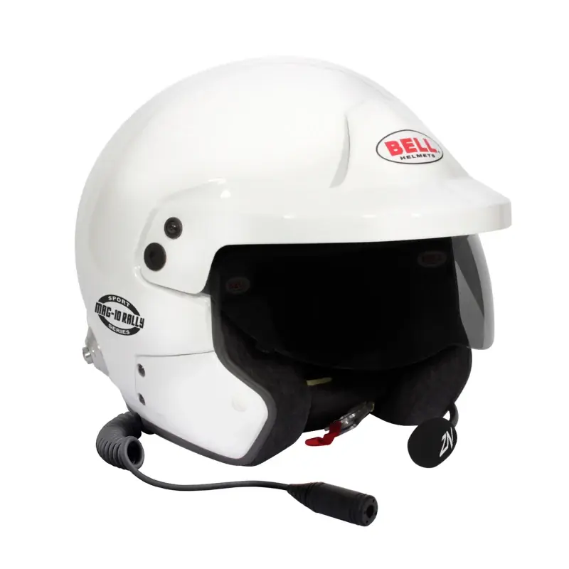 Bell Mag-10 Rally Sport (HANS) XSM FIA8859 - Size 55-56 (White) Factory Price