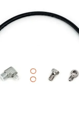 Forced Performance 1g DSM Stainless Steel Braided Oil Supply Line Holiday Sale