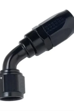 Bargain Fragola -6AN x 45 Degree P/S Hose End Aluminum - Black Only