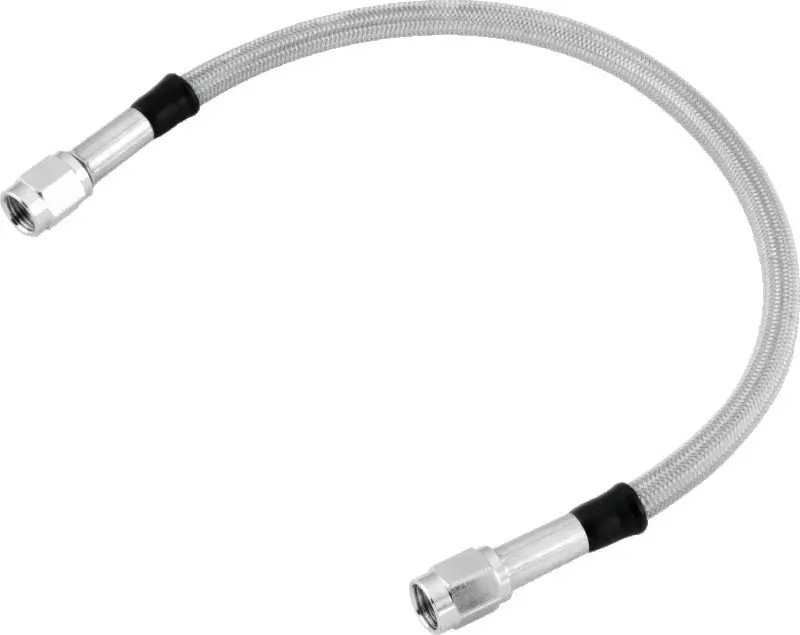Fresh Stock Twin Power 21 Inch Clear Coated Dot Stainless Steel Brake Hose AN-3