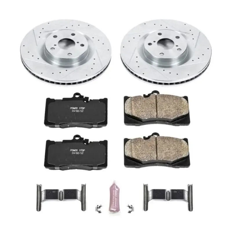 Power Stop 09-11 Lexus GS350 Front Z23 Evolution Sport Brake Kit — PMD Premier Motoring Development Exclusive Offer