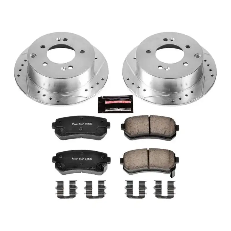 Power Stop 10-13 Kia Forte Rear Z23 Evolution Sport Brake Kit — PMD Premier Motoring Development Viral