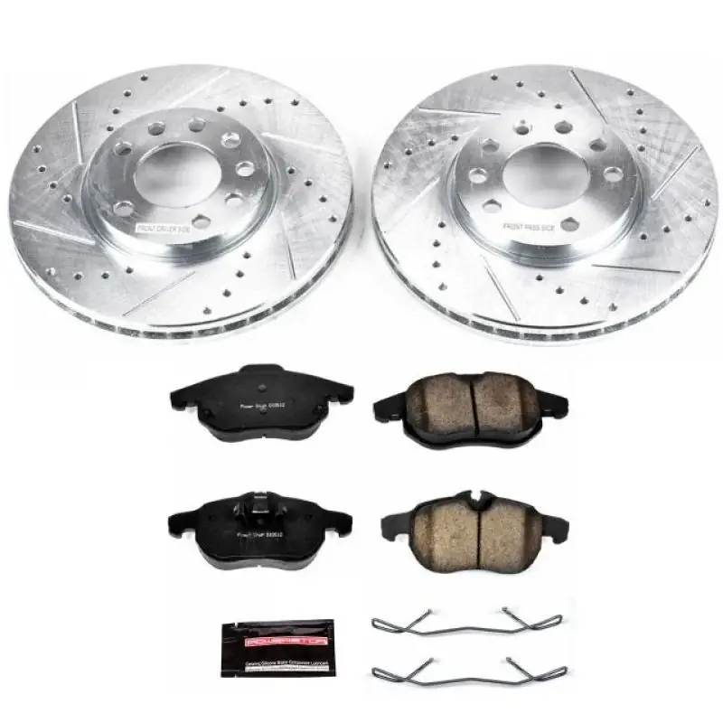 Cheap Power Stop 03-11 Saab 9-3 Front Z23 Evolution Sport Brake Kit — PMD Premier Motoring Development