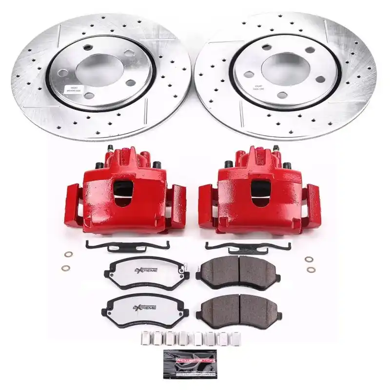 Top Rated Power Stop 2003 Chrysler Voyager Front Z36 Truck & Tow Brake Kit w/Cal — PMD Premier Motoring Development