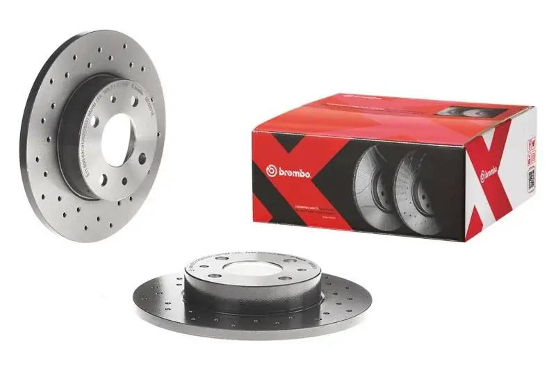 Instant Buy Brembo 03-11 Saab 9-3 Front Premium Xtra Cross Drilled UV Coated Rotor