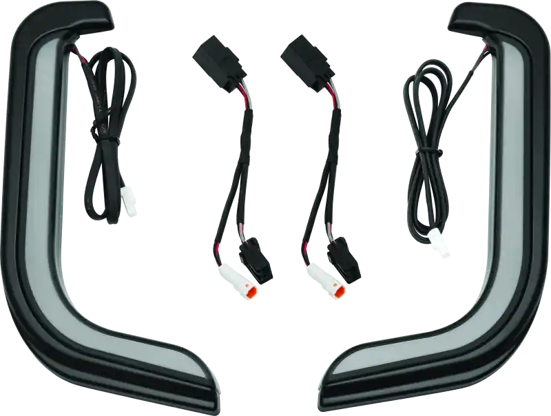 Kuryakyn Tracer LED Fairing Lower Accents Black Direct From Factory