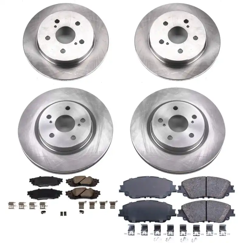 Power Stop 10-17 Lexus LS460 Front & Rear Autospecialty Brake Kit — PMD Premier Motoring Development Handmade