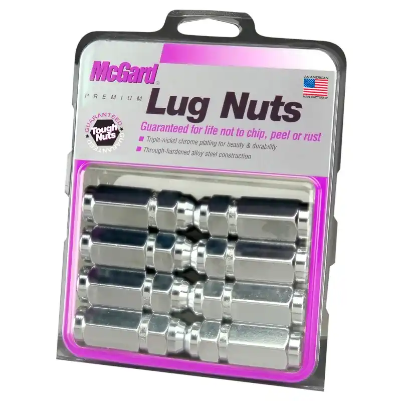 McGard Hex Lug Nut (Cone Seat / Duplex) 1/2-20 / 7/8 Hex / 2.5in. Length (8-Pack) - Chrome Buy Online