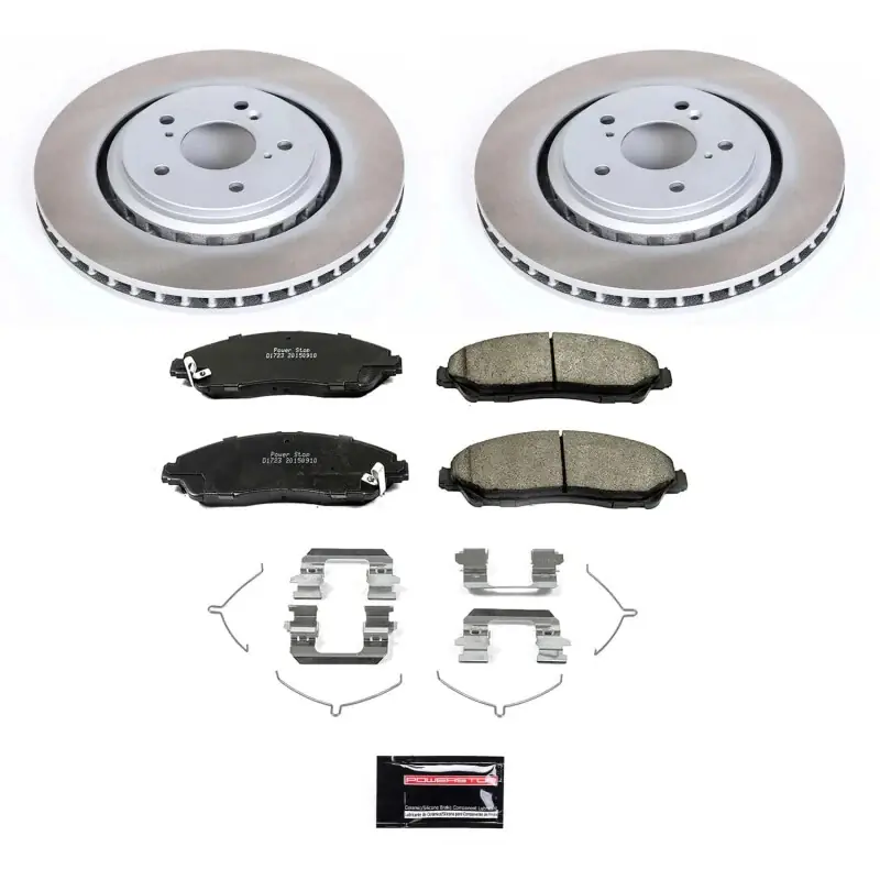 Power Stop 14-16 Acura MDX Front Semi-Coated Rotor Kit — PMD Premier Motoring Development Popular