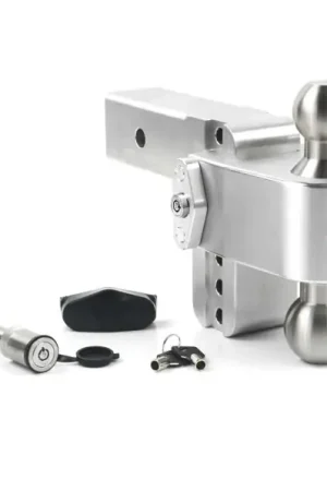 Professional Grade Weigh Safe 180 Hitch 4in Drop Hitch & 2.5in Shank (10K/18.5K GTWR) w/WS05 - Aluminum
