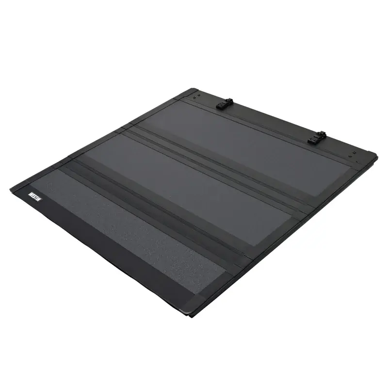 Deal Westin 22-25 Toyota Tundra w/Cargo Mgmt 5ft. 7in. Bed Hard Tri-Fold Tonneau Cover - Black