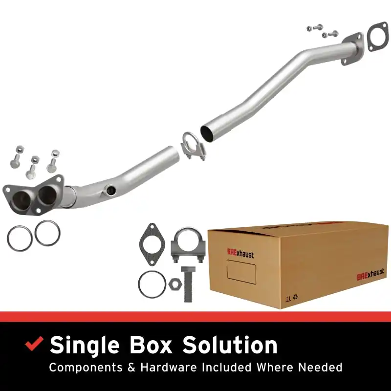 Original BRE Exhaust 90-96 D21 Pickup 2.4L Front Pipe Kit — PMD Premier Motoring Development