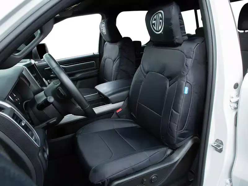Clearance Coverking Sig Sauer® Ballistic Tactical Seat Covers CTSC1EBRM1107T-L504 | RealTruck