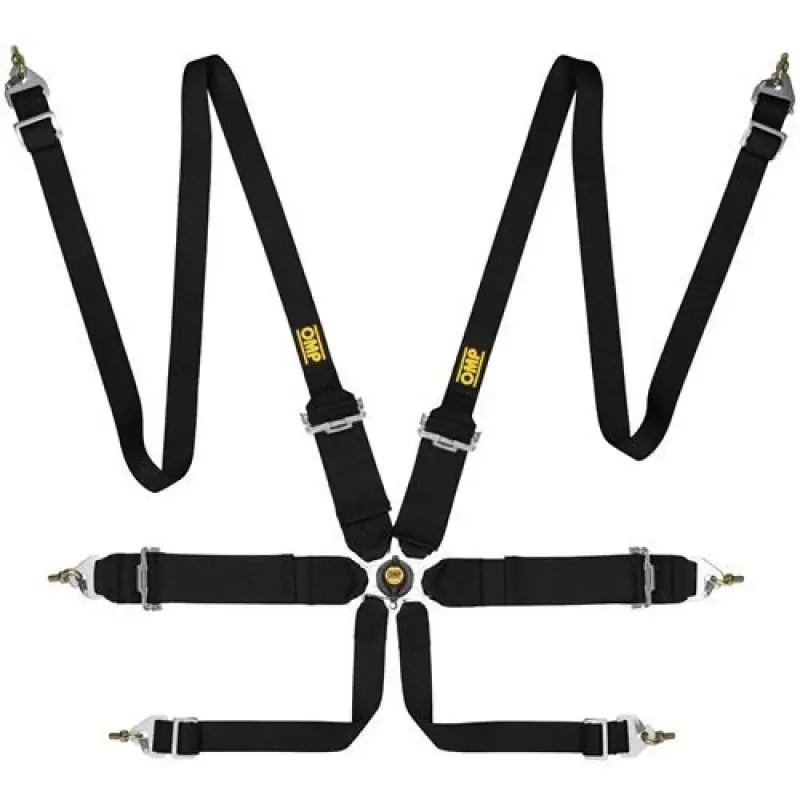 Hot Deal OMP First 3/2 Racing Harness Black — PMD Premier Motoring Development