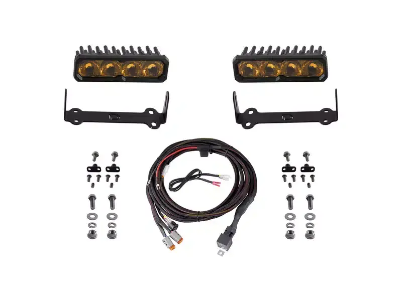 Fresh Stock Diode Dynamics SS6 Yellow Sport LED Light Kit DD8857 | RealTruck