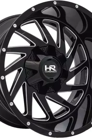 Best Price Hardrock Milled Gloss Black Crusher Wheel H704-209097000GBM | RealTruck