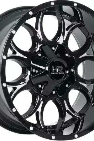 Hardrock Milled Gloss Black Horseshoe Wheel H713-209037000GBM | RealTruck Last Chance