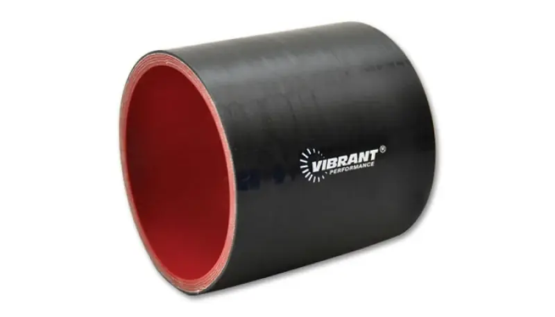 Hot Picks Vibrant Silicone Hose Coupling 1-3/8in I.D. x 3in Long - Gloss Black — PMD Premier Motoring Development