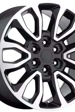 Bargain Factory Reproductions Machined Gloss Black FR 53 Wheel 53090303607 | RealTruck