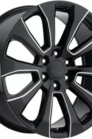 Trusted Brand Factory Reproductions Milled Gloss Black FR 92 Wheel 92290286513 | RealTruck