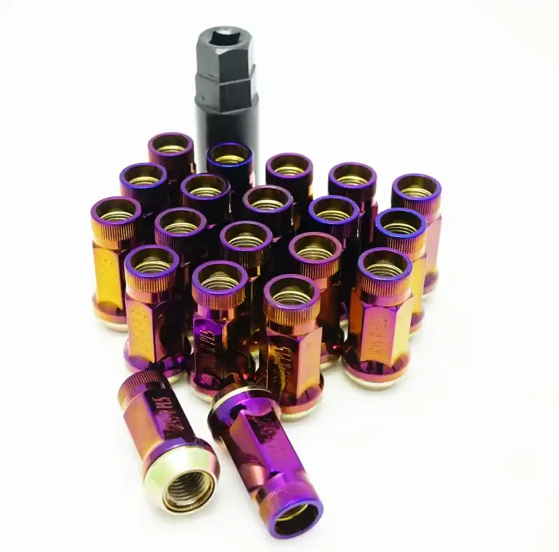 Reduced Price Wheel Mate Muteki SR45R Lug Nut Kit 12x1.5 - Burned Titan — PMD Premier Motoring Development