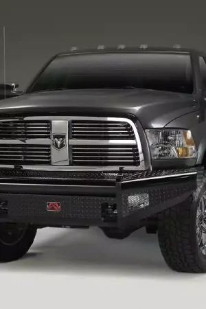 Fab Fours Black Steel Front Bumper DR06-S1161-1 | RealTruck Popular