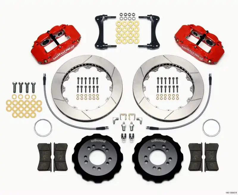 While Supplies Last Wilwood Narrow Superlite 6R Front Hat Kit 13.06in Red 2008-up Hyundai— PMD Premier Motoring Development