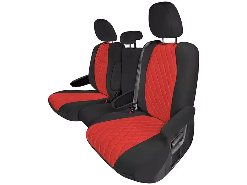 Sale FH Group Neoprene Ultraflex Seat Covers CM50208P-RED2ND-RT | RealTruck