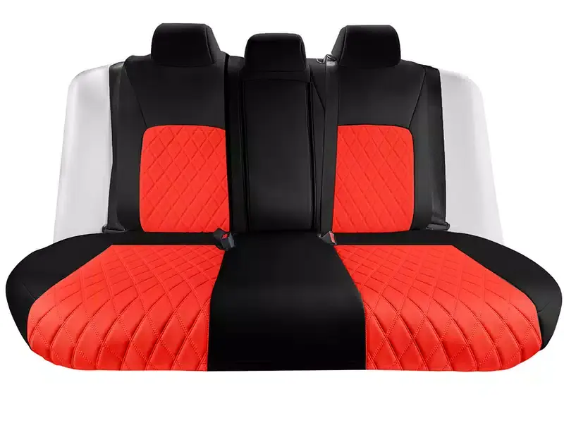 FH Group Neoprene Ultraflex Seat Covers CM5032SP-RED-REAR-RT | RealTruck Clearance