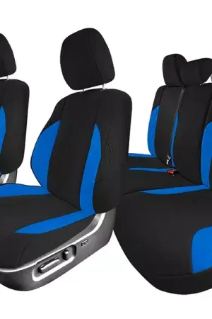 FH Group Neoprene Ultraflex Seat Covers CM5036BLUE-FULL-RT | RealTruck High Quality