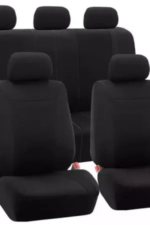 Exclusive Offer FH Group Cosmopolitan Seat Covers FB054115BLACK-RT | RealTruck