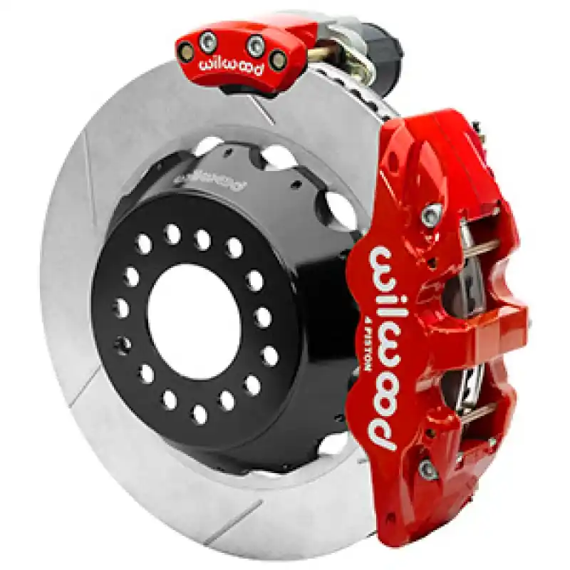 Wilwood AERO4 Big Brake Rear Electronic Parking Brake Kit - Red - Powd — PMD Premier Motoring Development Don’t Miss Out