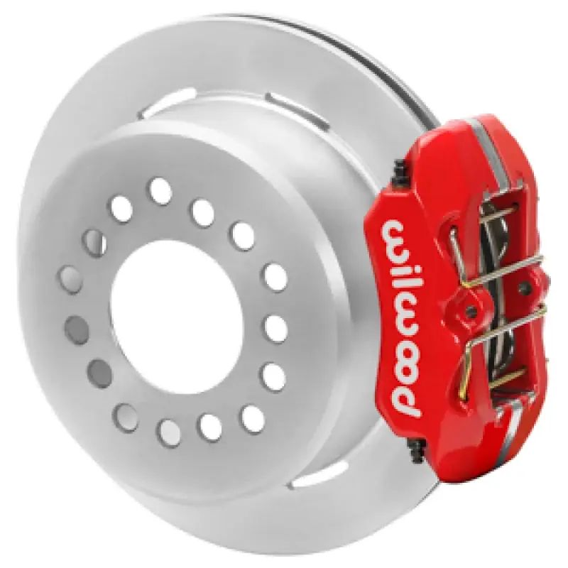 Genuine Wilwood Dynapro Rear Parking Brake Kit Undrilled Rotors (Red) 1964-197 — PMD Premier Motoring Development