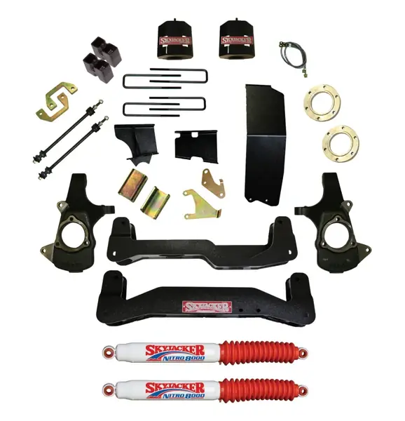 Skyjacker 6-7"KT,SPA,ALUM,14>GMNITROS Free Shipping