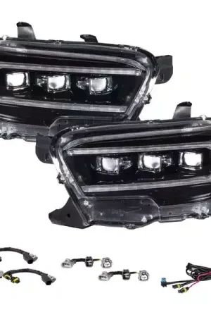Same Day Shipping Form LED Chrome Projector Headlights FL0112 | RealTruck