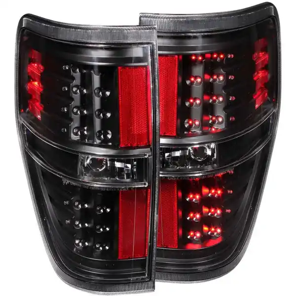 Fresh Stock ANZO 2009-2014 Ford F-150 LED Taillights Black