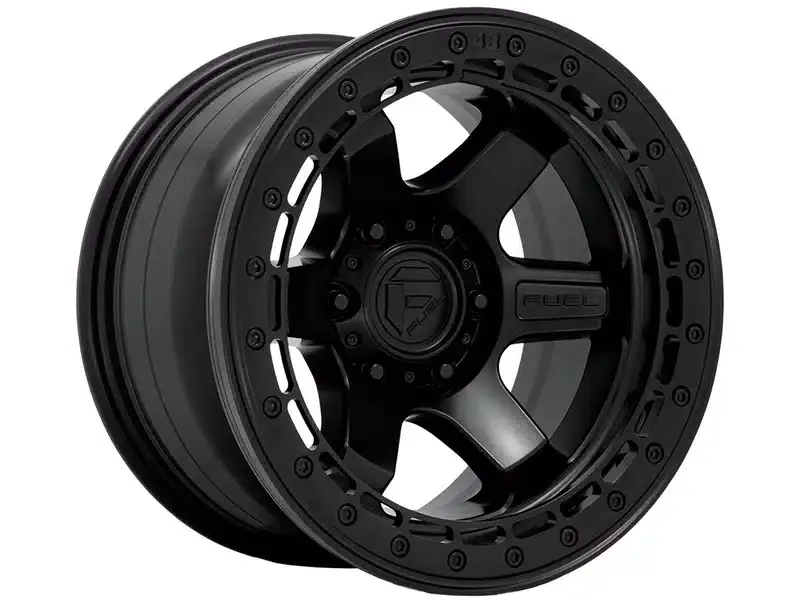 New Release Fuel Matte Black Block Beadlock Wheel D12217908945 | RealTruck