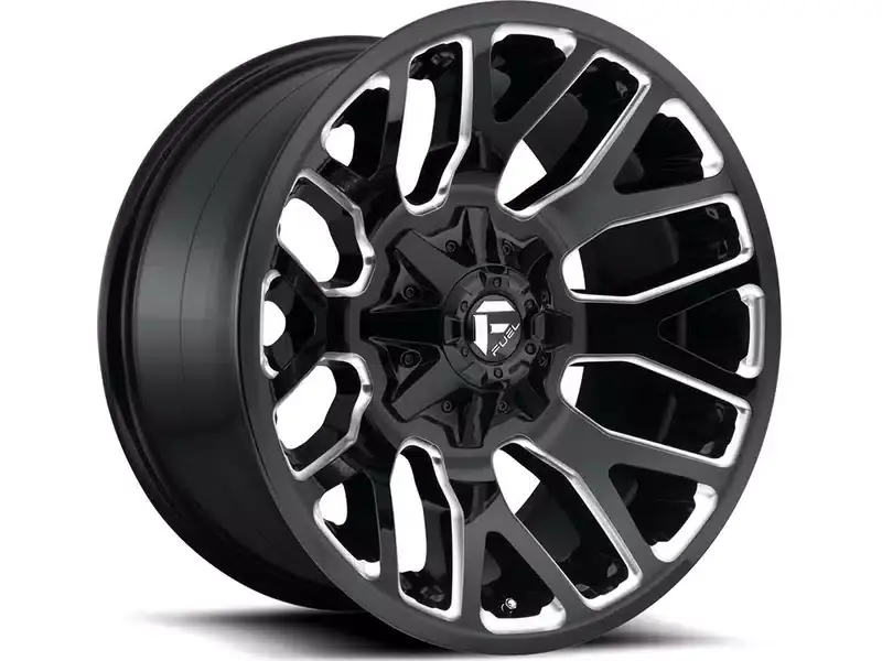 Order Now Fuel Milled Gloss Black Warrior Wheel D62320902650 | RealTruck