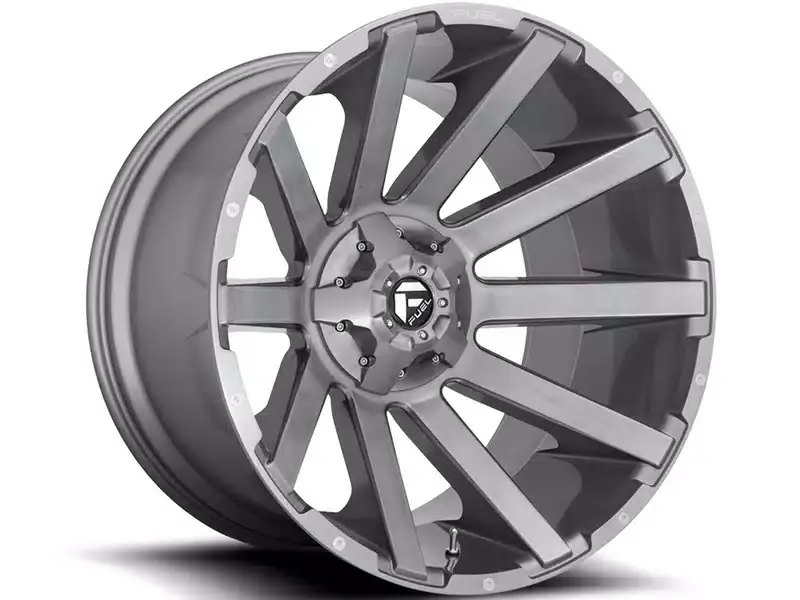 Fuel Brushed Gunmetal Contra Wheel D71420909856 | RealTruck In Demand