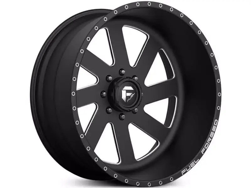 Next Day Delivery Fuel Forged Machined Black FF02 Wheel DE0226407745R | RealTruck