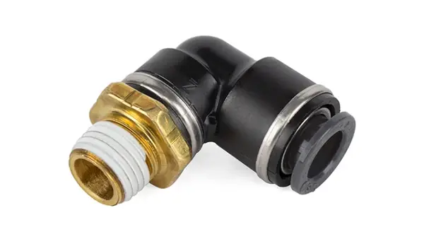 Secure Checkout Air Lift Elbow- Male 1/4in Npt X 3/8in Tube