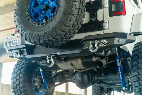 Professional Grade DV8 Offroad 2018 Jeep Wrangler JL MTO Series Rear Bumper w/ Optional Tire Carrier