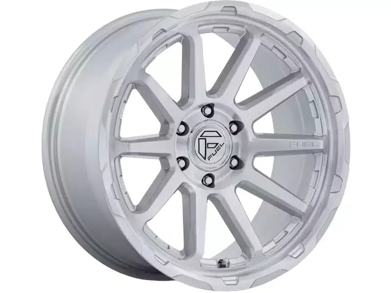 Fuel Machined Silver Circuit Wheel FC887SD18906820 | RealTruck Crafted